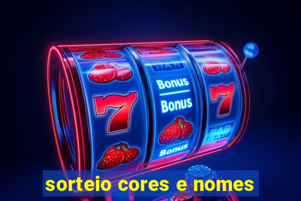 sorteio cores e nomes