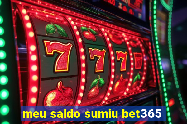 meu saldo sumiu bet365