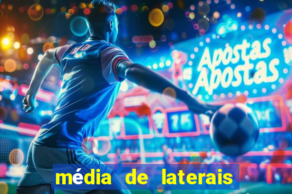 média de laterais por jogo premier league