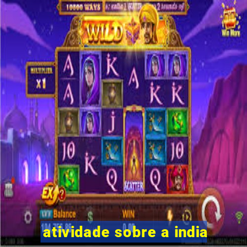 atividade sobre a india