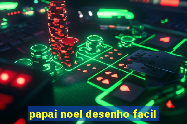 papai noel desenho facil